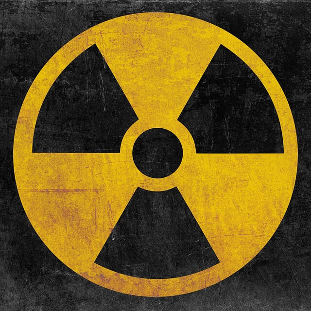 Radioactive Sign or Radiation Symbol